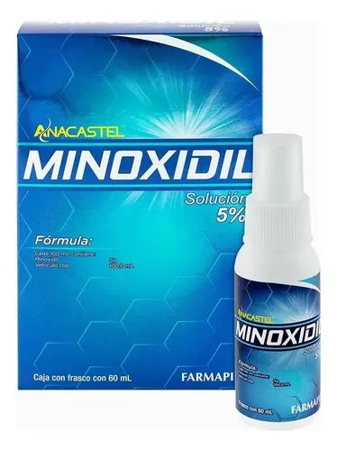 Líquido Anticaída Anacastel Minoxidil Solución 5% de 60ML | Grado B