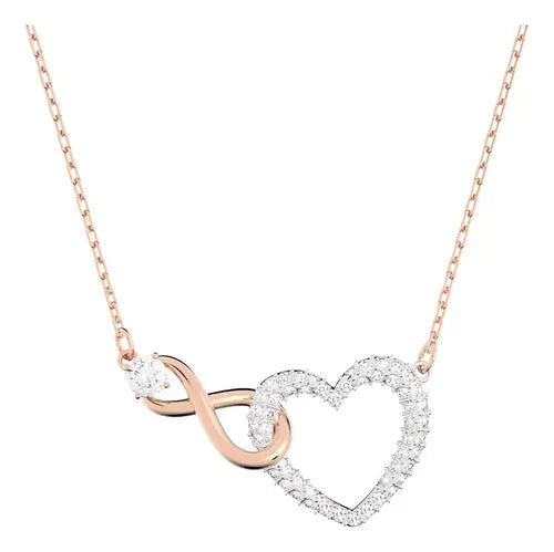 Collar de Corazón Amor Eterno con Cristal | Grado B