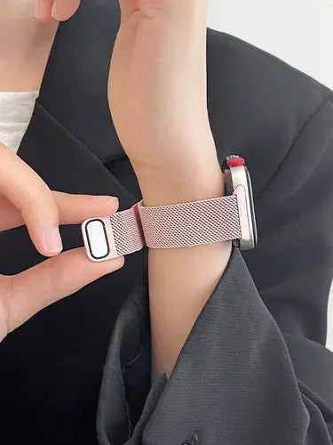 Correa de Acero Inoxidable para Huawei Watch Fit 3 y 4 con Mica 3D | Grado B