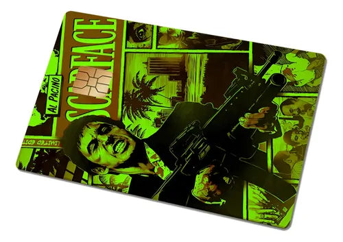 Sticker Cover Tarjeta Crédito Scarface Cara Cortada | Grado B