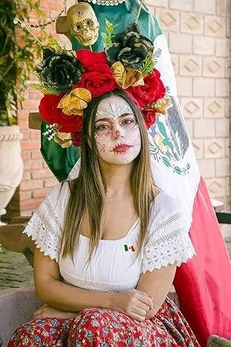 20 Broches Magnéticos con Bandera de México | Grado B
