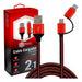 Cable USB-C a USB-C Carga Rápida 1M para iPhone Rojo | Grado B