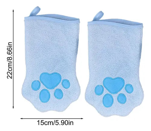2 Guantes de Aseo para Perros y Gatos | Grado B