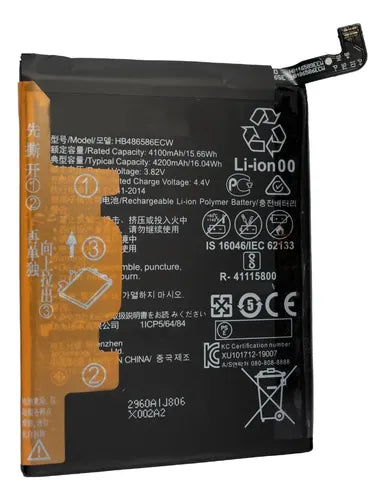 BATERíA PARA HUAWEI P40 LITE /MATE 30 HB486586ECW