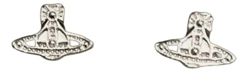 Aretes Clásicos de Saturno con Clavos | Grado B
