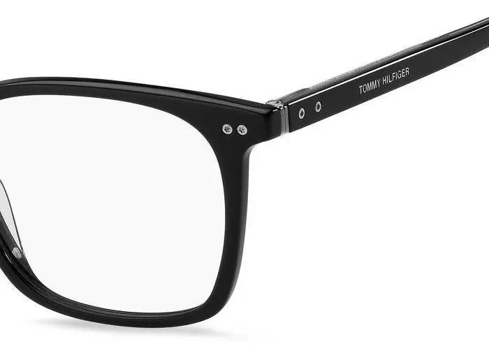 Lentes Tommy Hilfiger Th1945 807 Negro Armazón Oftalmico GRADO A