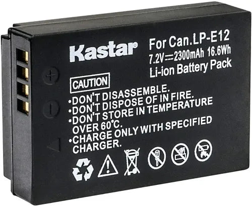 Bateria Lp-e12 Kastar P/canon 100d M M2 M10 M50 M100 ...