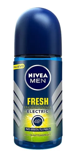 Desodorante Nivea Men Fresh Electric sin Alcohol 50 ML 48H Masculina Intensa | Grado B