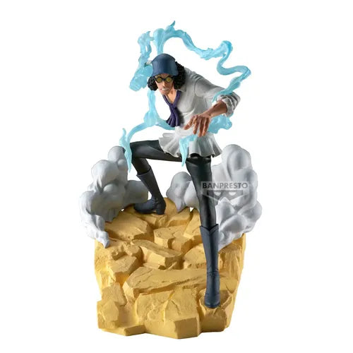 Banpresto Kuzan Aokiji, Figura de Colección, One Piece Senkozekkei, 17 CM (6.7 ) | Grado A