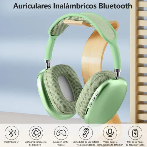 Auriculares Inalámbricos de Diadema Transpirables con Rotación Libre | Grado B