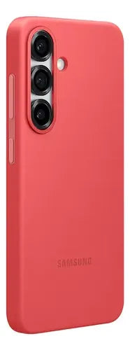 funda para celular galaxy s25+ silicone rojo samsung GRADO B