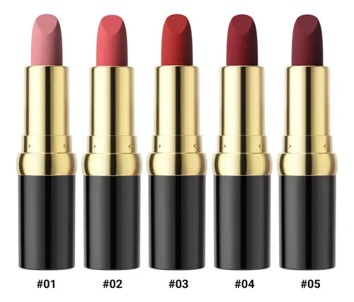 Lápiz Labial de Textura Brillante de Terciopelo Mate | Grado B