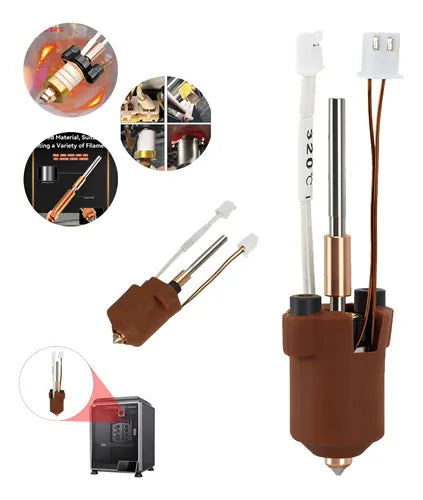 HOTEND BOQUILLA CERáMICA ACTUALIZADA CREALITY K1 K1 MAX K1C 24V