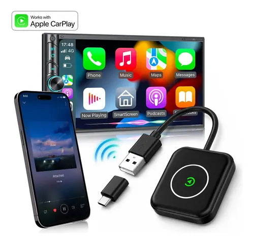 Adaptador CarPlay Inalámbrico Ourlife para Automóvil Compatible con iPhone | Grado B