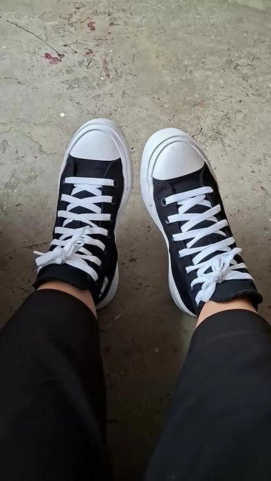 Tenis Converse Day One Platform A19292C Mujer Negro Liso Talla 24 MX | Grado A