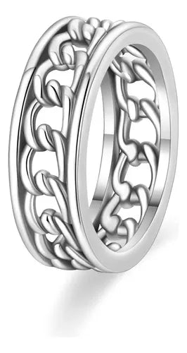 Anillo Calado para Mujer Color Plateado | Grado B
