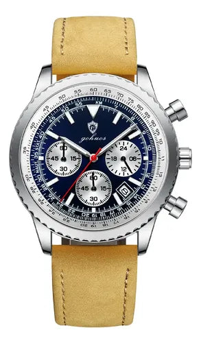 Reloj de Cuero Gohuos Business Cronógrafo | Grado B