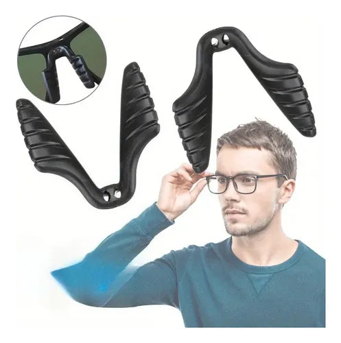 10 Almohadillas Nasales de Silicona Suave para Lentes | Grado B