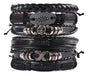 Pulsera De Cuero Trenzado Con Cierre Magnético Para ...