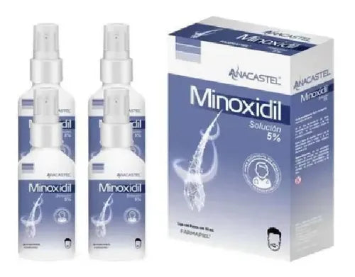 Líquido Anticaída Anacastel Minoxidil Solución 5% de 60ML | Grado B