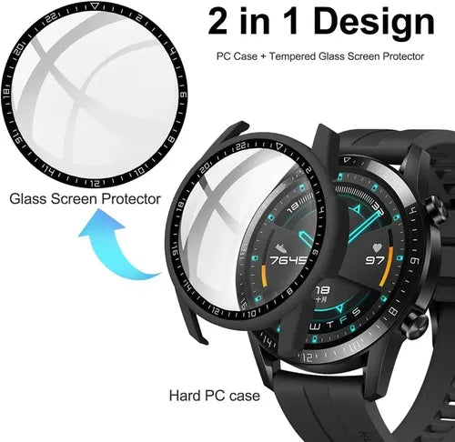Mica Protectora Para Huawei Watch Gt2 46mm 2 Piezas