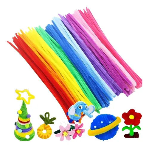Limpiapipas de Colores Surtidos Mate Paquete C/100 Piezas | Grado B