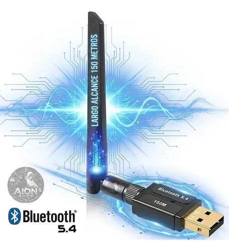 Adaptador Bluetooth 5.1 Comfast con Antena de Alta Ganancia | Grado B
