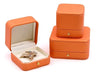 Caja de Anillo para Compromiso Propuesta Regalo Joyas Lujo Naranja | Grado B