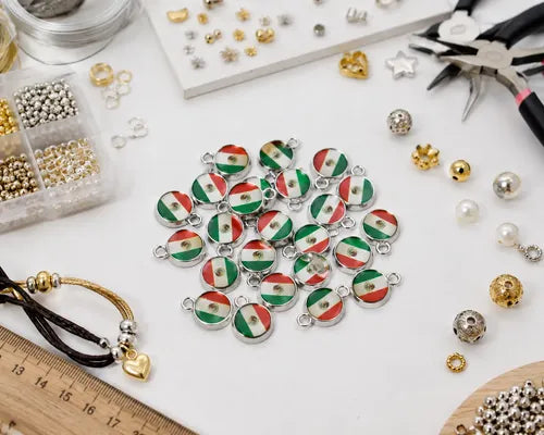 Dije de México Color Plateado para Bisutería DIY | Grado B