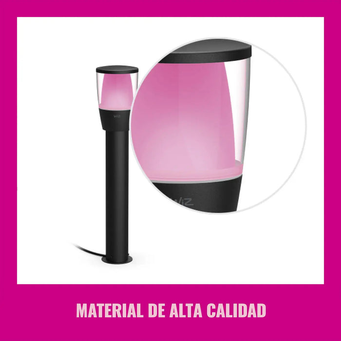 KIT DE INICIO BOLARDOS 92900326490 MULTICOLOR EXTERIORES WIZ BLANCO FRÍO Y CALIDO GRADO B