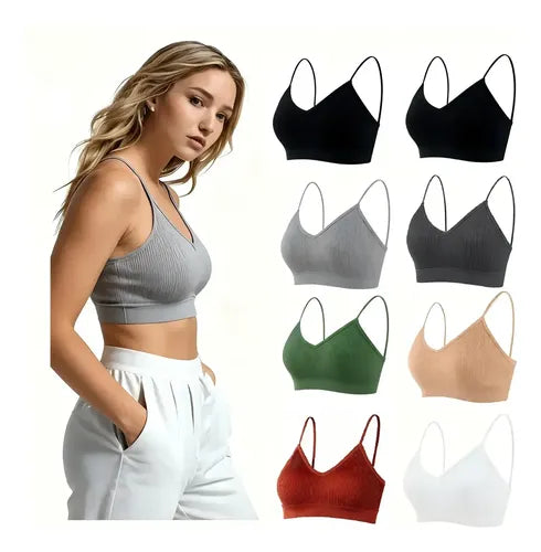 Bralette sin Aros con Cuello V para Niña | Grado B