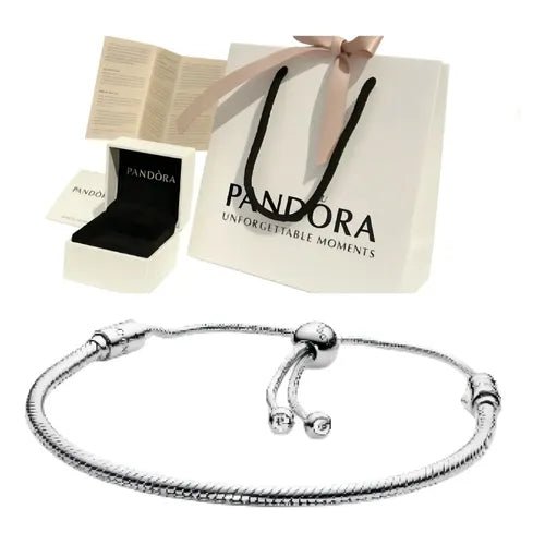 Brazalete de Tenis Ajustable Estilo Genérico Color Plateado | Grado B