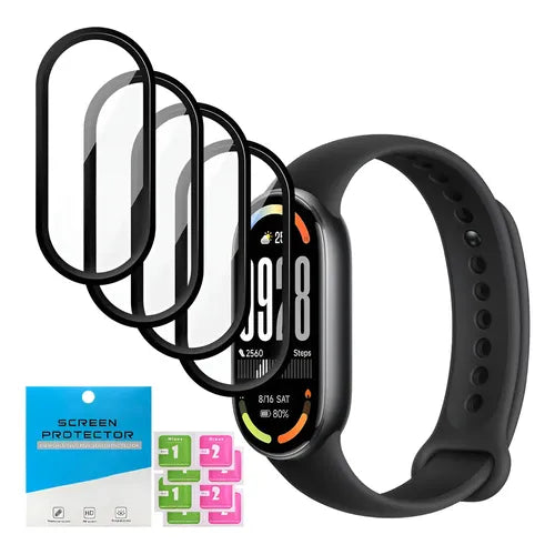 5 micas protectoras para xiaomi mi band 5  compatible m5 1