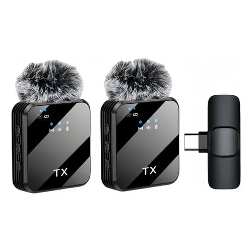 2 Micrófonos de Solapa Inalámbricos Boya BY-V2 para iPhone | Grado B
