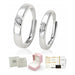 Anillo de Promesa Ajustable para Mujer Color Plateado | Grado B