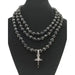 Collar de Saturno Color Negro | Grado B