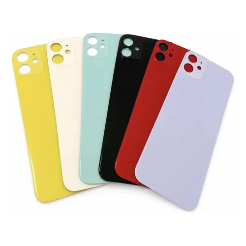 Tapa Trasera Cristal para iPhone Xr Orificio Grande y Logo | Grado B