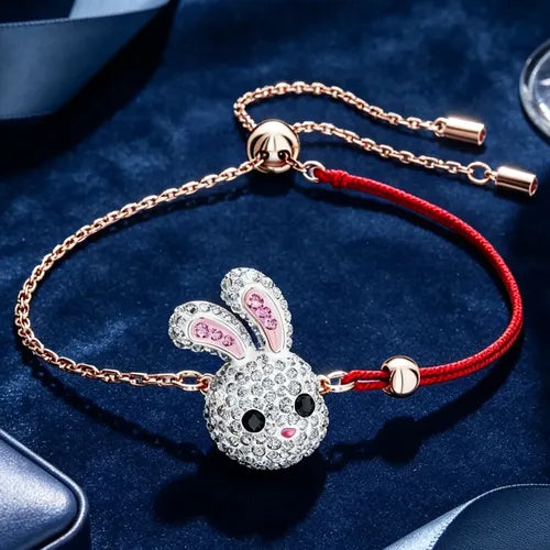 Pulsera Infinito con Cristales Color Dorado Rosa | Grado B