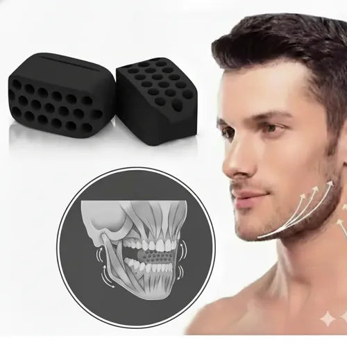 Ejercitador de Mandibula Jawline Jawrsize Marca el Musculo Negro | Grado B