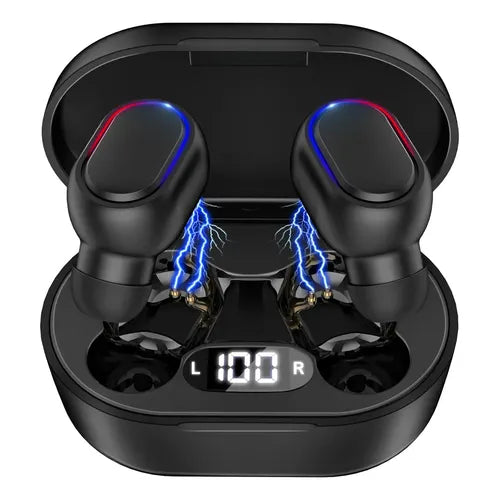 Audífonos In-Ear Inalámbricos Bluetooth 5.3 con Micrófono Color Negro | Grado B