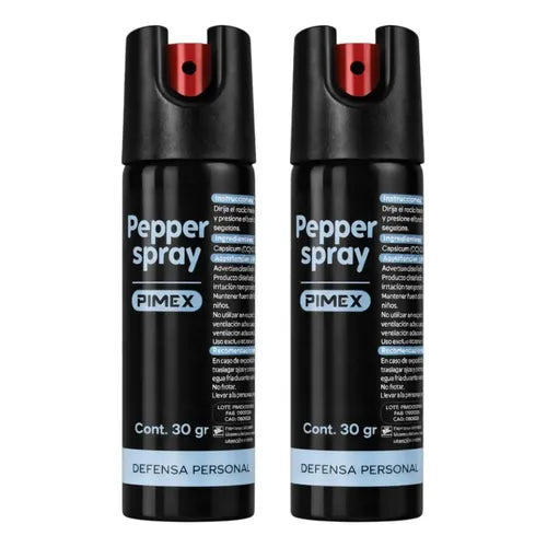 Gas Pimienta 30ML en Aerosol para Defensa Personal Negro | Grado B