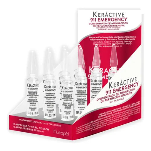 Pack X 12 Ampolletas Natural Beauty Care Kera Trim | Grado B