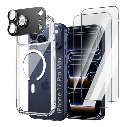Mica de Cámara de Aluminio con Funda para iPhone 17 Pro y Pro Max Color Gris | Grado B
