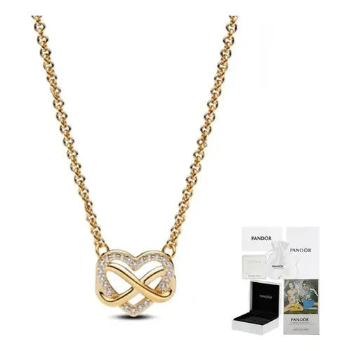 Collar con Dije 50 cm Color Dorado | Grado B