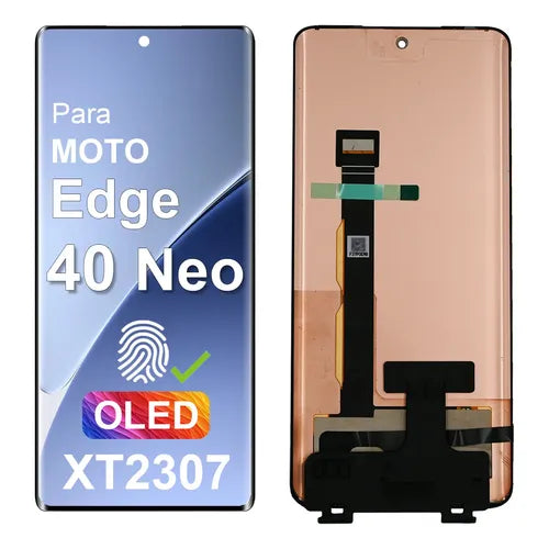 Pantalla LCD OLED con Marco para Motorola Moto Edge 40 Neo Color Negro | Grado B