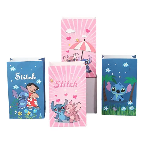 BOLSAS DULCES STITCH THE HEDGEH PARA FIESTA INFANTIL 12PCS GRADO B