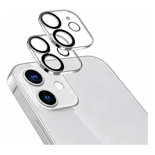 Mica Protectora de Lente de Cámara para iPhone 11 a 17 Color Blanco | Grado B
