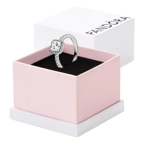 Ring Pandora Double Heart Sparkling Sterling Silver 925