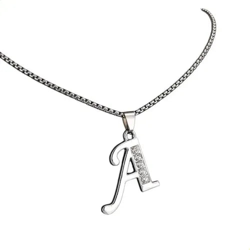 Collar con Perlas de Buena Suerte Color Plateado | Grado B