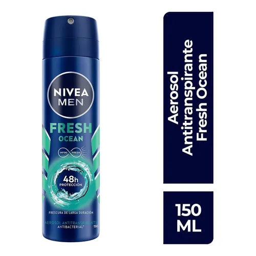 Desodorante Nivea Men Fresh Electric sin Alcohol 50 ML 48H Masculina Intensa | Grado B